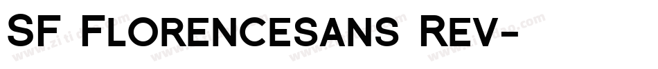SF Florencesans Rev字体转换